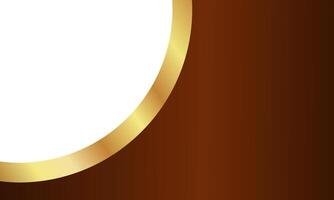 Gold And Brown Background Illustration With Simple Design Style vector