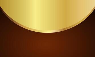 Background Design With Metallic Style In Gold And Brown Colors vector