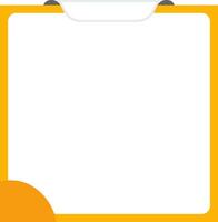 simple orange product frame Border Design for social media posts vector