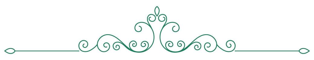 green vintage lines Line for blocking Christmas text vector