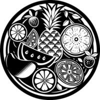Fruits and Vegetables Set art design vector