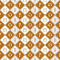 Seamless pattern abstract merry christmas and happy new year vector