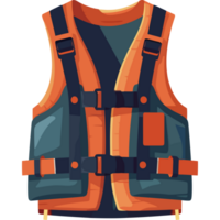 Adventure awaits with safe equipment and protective workwear for exploration isolated png