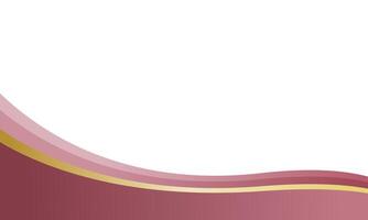 red wave corner background vector