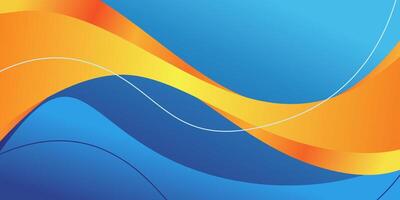 abstract colorful wave background vector