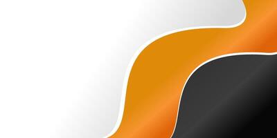 modern wave corner design background vector
