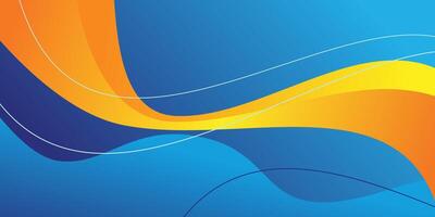 modern colorful wave background for banner vector