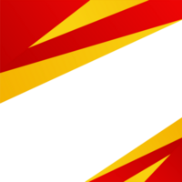 template design red and yellow elegant png