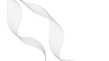 Wavy line art pattern design vector