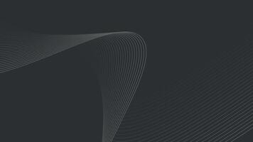 Digital line pattern wave background vector
