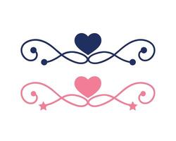 Happy Valentines Day Heart with Frame Design vector