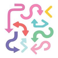 Fun and Whimsical Arrows for Creative Projects vector
