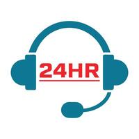 Monochromatic Customer Service Icon Design vector