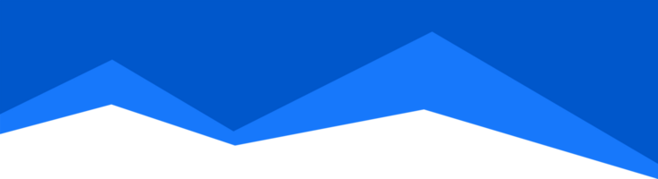 Header shape background for website design. Blue border for banner. Abstract divider for bottom or frame of template and web page. Presentation wavy and curve separator. png
