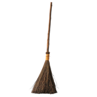 A broom with a wooden handle and a long handle png