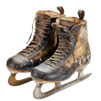 An old pair of ice skates png