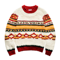 A sweater with a tribal pattern on it png