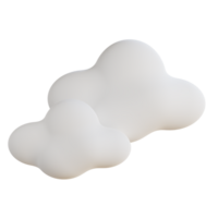 3D Cloudy Sky Scene Soft and Serene Atmosphere png