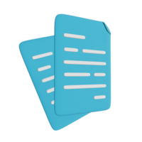 Sleek 3D File Folder Icon for Digital Interfaces png