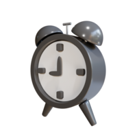 3D Alarm Clock with Realistic Features and Detailed Time Display png
