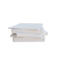 3D Neatly Organized Stack of Paper for Office and Creative Use png