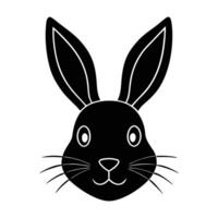 illustration of a rabbit had with white background vector