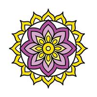 Meditative Mandala Outline Patterns vector