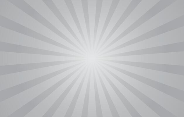 White grey rays background comic design template