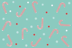 Christmas candy cane seamless pattern, simple nice elements, celebration, winter season, pattern for greeting card on Christmas and New Year vector