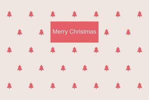 Christmas pattern with simple cute Christmas trees, nice decoration, design for Holidays decoration, wrapping paper, print, fabric or textile, Merry Christmas and Happy New Year vector