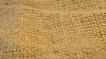 A rustic burlap isolated white background, perfect textured backdrop for showcasing vintage DIY craft products katalog, copy space photo