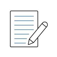 assessment concept line icon. Simple element illustration. assessment concept outline symbol design. vector