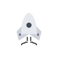 shuttle icon flat style vector