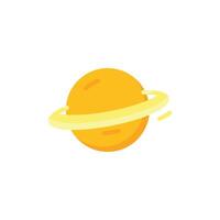 saturn icon space vector