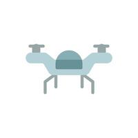 drone icon flat style vector