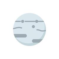 mercury icon flat style vector