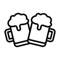 Simple Beer icon. The icon can be used for websites, print templates, presentation templates, illustrations, etc vector