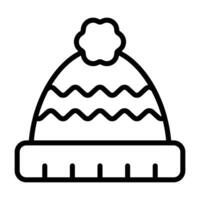 Simple Beanie icon. The icon can be used for websites, print templates, presentation templates, illustrations, etc vector