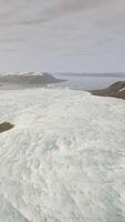 aerial view of big glacier video