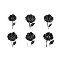 Stunning poppy line art and AI design for creative digital projects and microstock sales vector