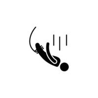bungee icon or logo design isolated sign symbol illustration - high quality line style icon suitable for designers, web developers, displays and websites vector
