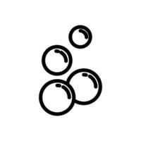 bubble icon design on white background vector