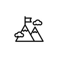 objective icon or logo design isolated sign symbol illustration - high quality line style icon suitable for designers, web developers, displays and websites vector