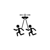 Pursuit icon or logo design isolated sign symbol illustration - high quality line style icon suitable for designers, web developers, displays and websites vector