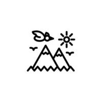 Wildlife icon or logo design isolated sign symbol illustration - high quality line style icon suitable for designers, web developers, displays and websites vector