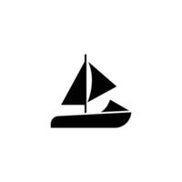 Sailing icon or logo design isolated sign symbol illustration - high quality line style icon suitable for designers, web developers, displays and websites vector