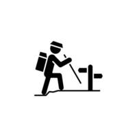 Pursuit icon or logo design isolated sign symbol illustration - high quality line style icon suitable for designers, web developers, displays and websites vector