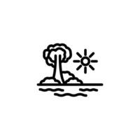 jungle icon or logo design isolated sign symbol illustration - high quality line style icon suitable for designers, web developers, displays and websites vector