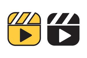 Play buttons. Media player icons. Shorts . vector