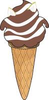 Cone Ice Cream illustration vector